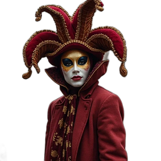 mask, hat, staff, crown transparent PNG cut-out
