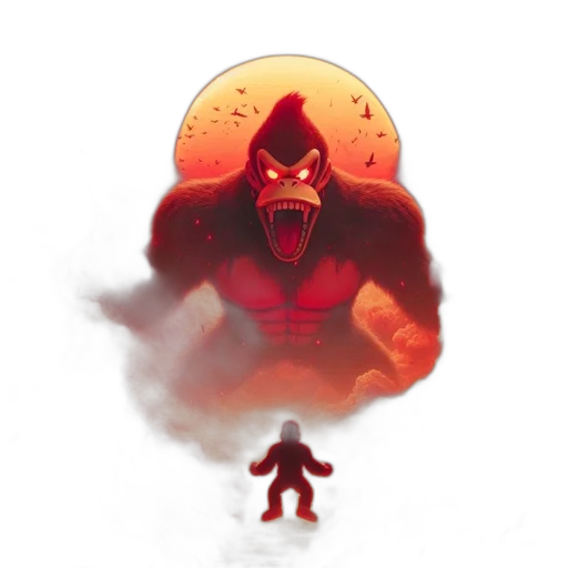 creature, mask, concept art, pixel art transparent PNG cut-out