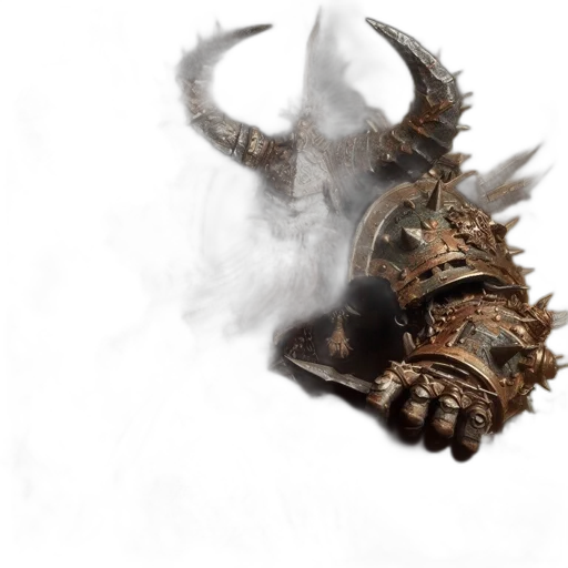 dragon, weapon, mask, sword transparent PNG cut-out