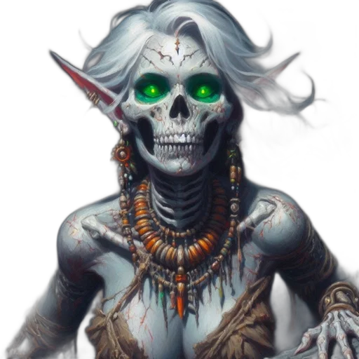 face, jewelry, mask, staff transparent PNG cut-out
