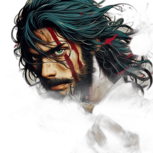 face, comic book art, fantasy art, concept art transparent PNG cut-out