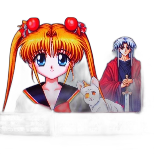 anime, concept art, young, female transparent PNG cut-out