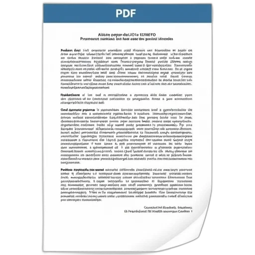 pdf, document, blue, header transparent PNG cut-out
