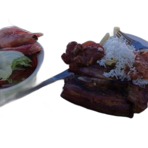 food, 3d render, photorealistic, plate transparent PNG cut-out