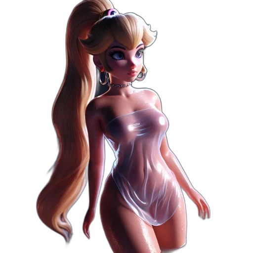 dress, 3d render, concept art, fantasy art transparent PNG cut-out
