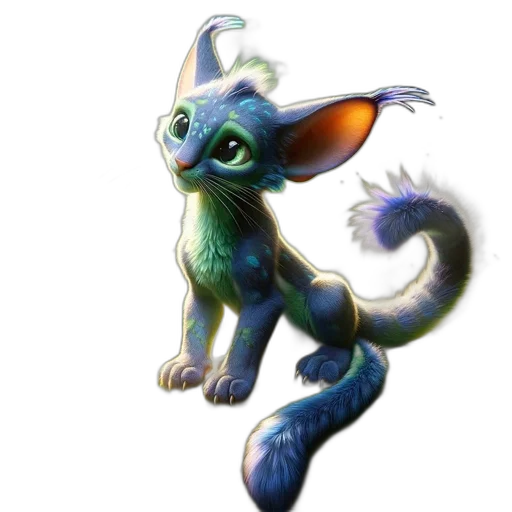 dragon, staff, creature, animal transparent PNG cut-out