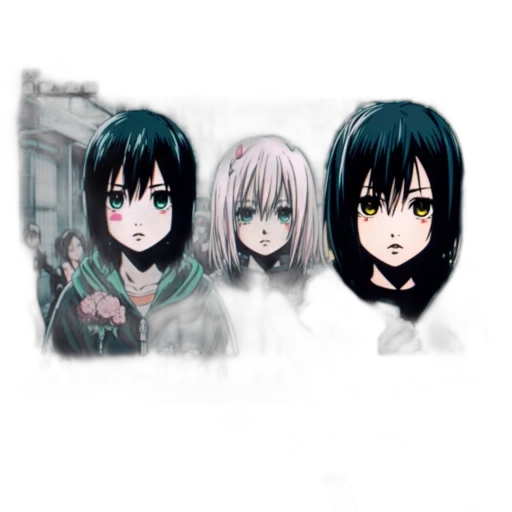 face, mask, weapon, hair transparent PNG cut-out