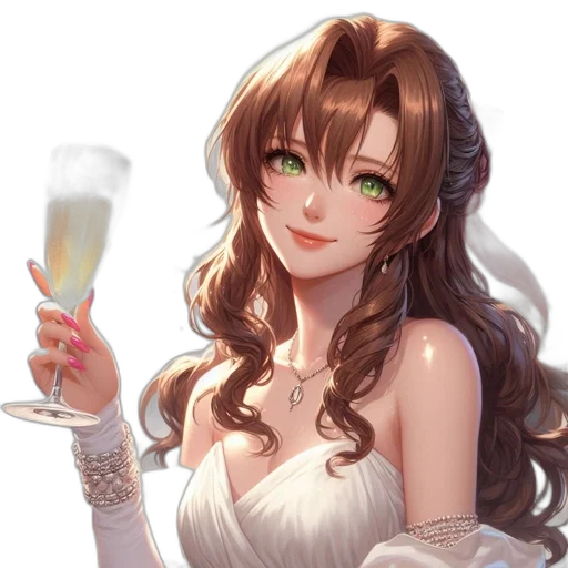 crown, dress, staff, fantasy art transparent PNG cut-out