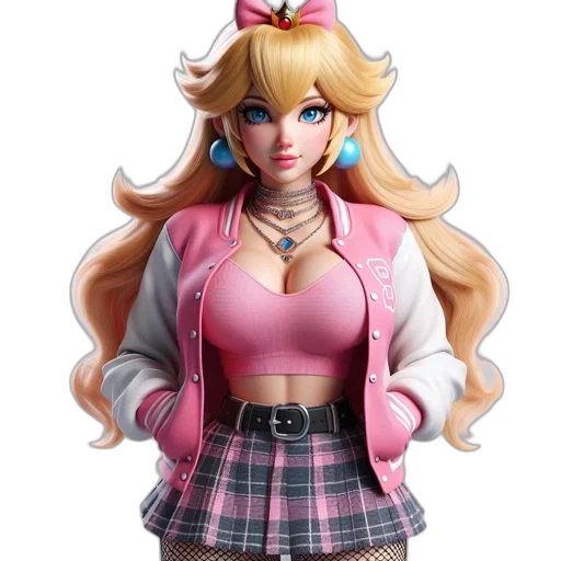 dress, 3d render, concept art, vaporwave transparent PNG cut-out