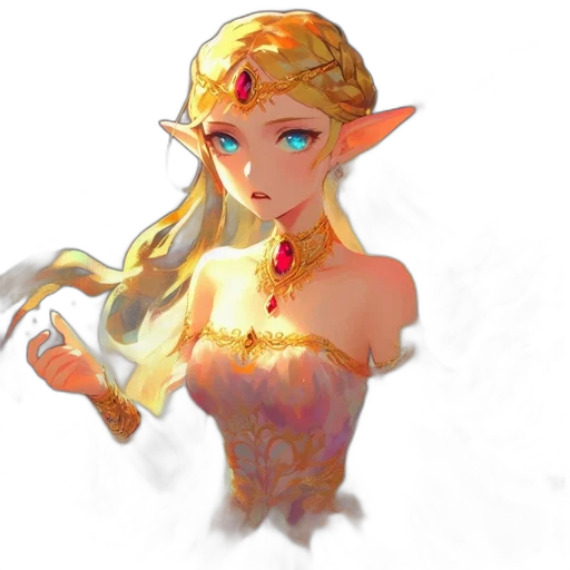 crown, dress, staff, jewelry transparent PNG cut-out
