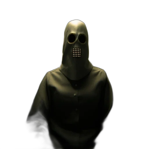 mask, robot, face, creature transparent PNG cut-out