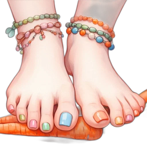 jewelry, shoes, watercolor, photorealistic transparent PNG cut-out