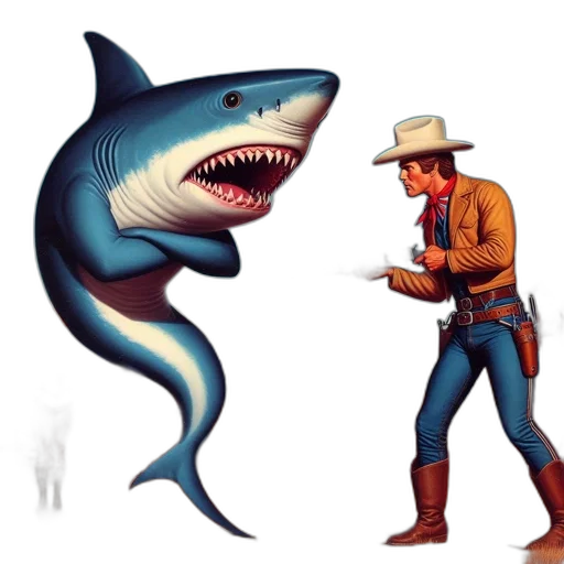 animal, concept art, pixel art, comic book art transparent PNG cut-out