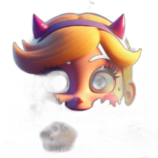 mask, creature, face, staff transparent PNG cut-out
