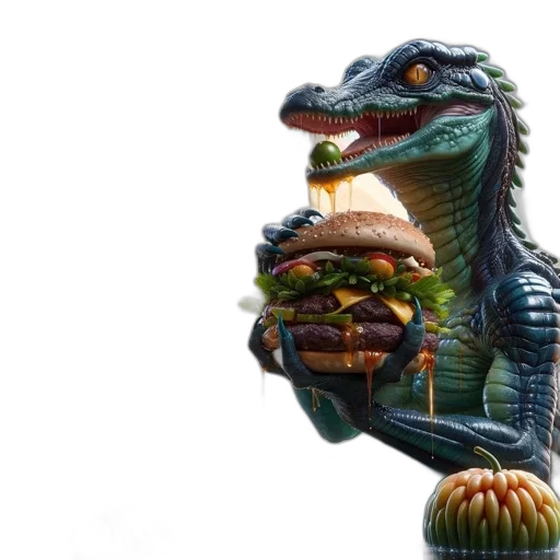 food, dragon, creature, animal transparent PNG cut-out