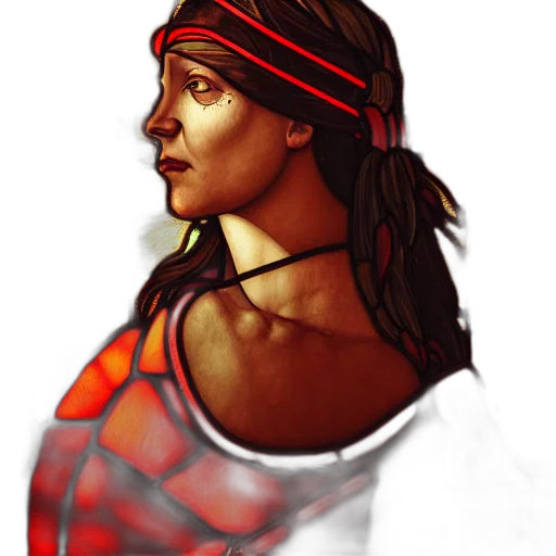 face, mask, jewelry, staff transparent PNG cut-out