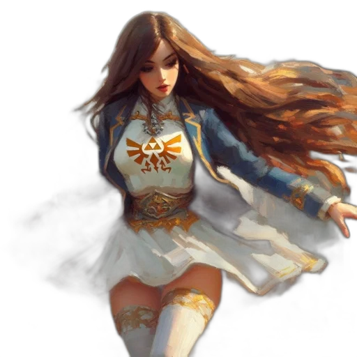 dress, fantasy art, concept art, photorealistic transparent PNG cut-out