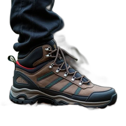 shoes, 3d render, photorealistic, tec transparent PNG cut-out