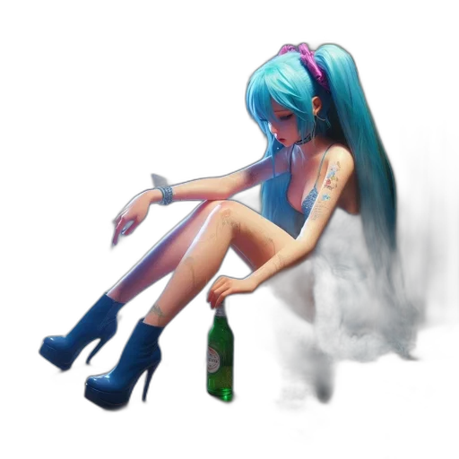 dress, bottle, concept art, fantasy art transparent PNG cut-out
