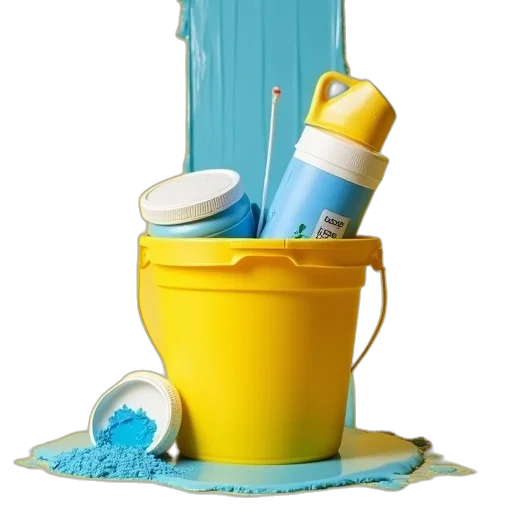 3d render, blue, pastel, colorful transparent PNG cut-out