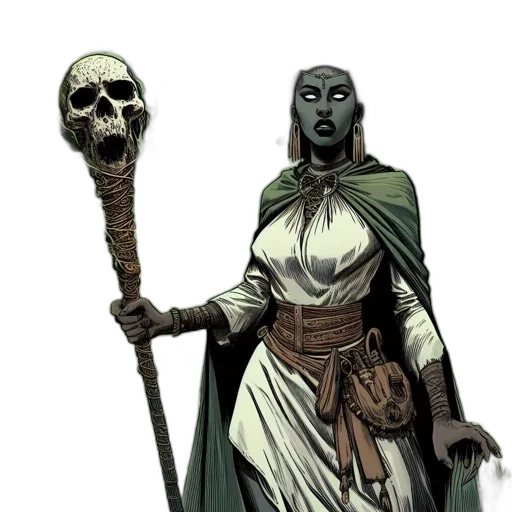 staff, comic book art, concept art, fantasy art transparent PNG cut-out