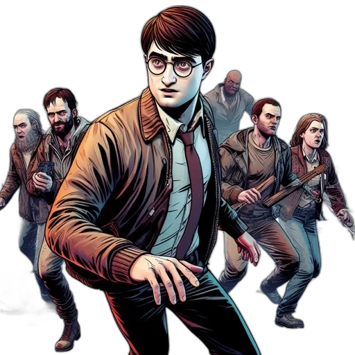 staff, jacket, comic book art, concept art transparent PNG cut-out