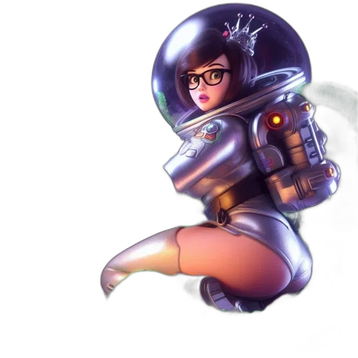 robot, staff, dress, concept art transparent PNG cut-out