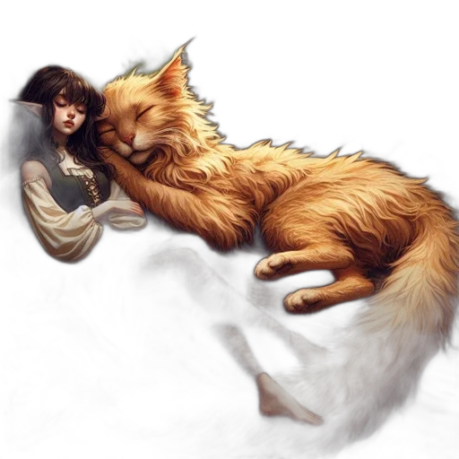 creature, animal, fantasy art, photorealistic transparent PNG cut-out