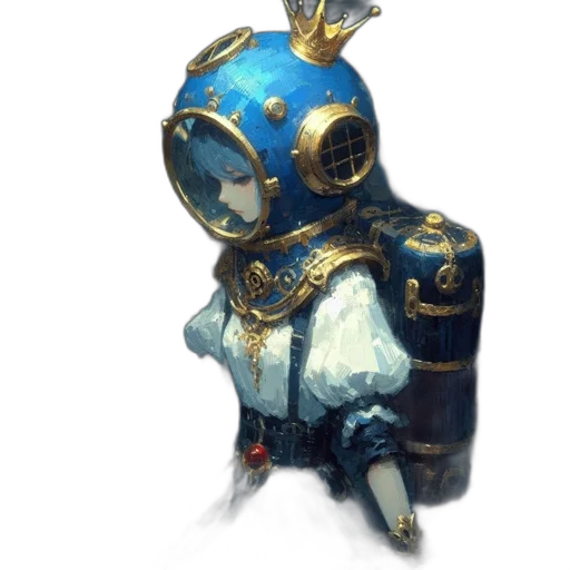 robot, mask, staff, weapon transparent PNG cut-out