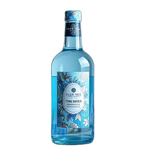 bottle, blue, fever, tree transparent PNG cut-out