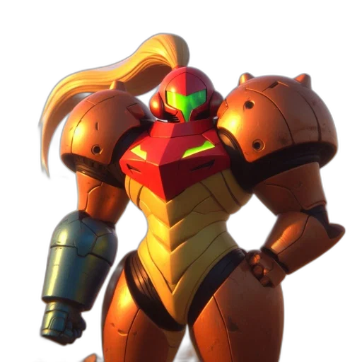 robot, weapon, 3d render, concept art transparent PNG cut-out