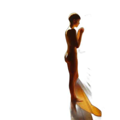dress, staff, jewelry, hair transparent PNG cut-out