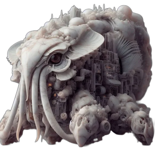 creature, mask, animal, dragon transparent PNG cut-out