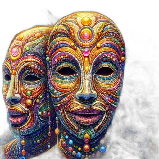 mask, jewelry, face, crown transparent PNG cut-out
