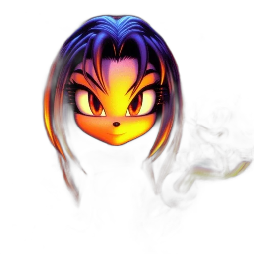 mask, dragon, face, hair transparent PNG cut-out