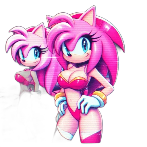 pixel art, concept art, 3d render, vaporwave transparent PNG cut-out