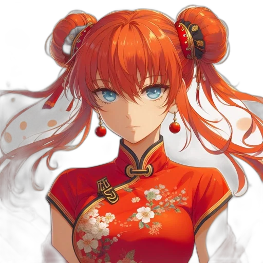 dress, staff, dragon, face transparent PNG cut-out