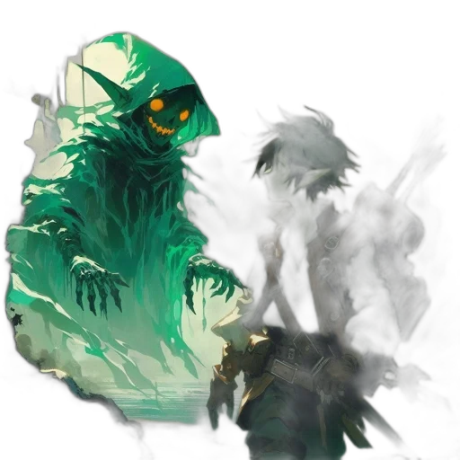 creature, mask, dragon, weapon transparent PNG cut-out
