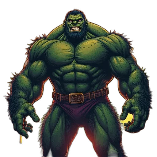 animal, comic book art, concept art, fantasy art transparent PNG cut-out