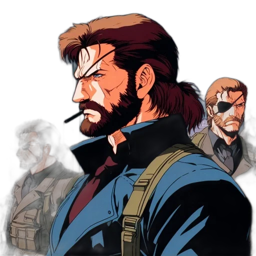 jacket, comic book art, concept art, pixel art transparent PNG cut-out