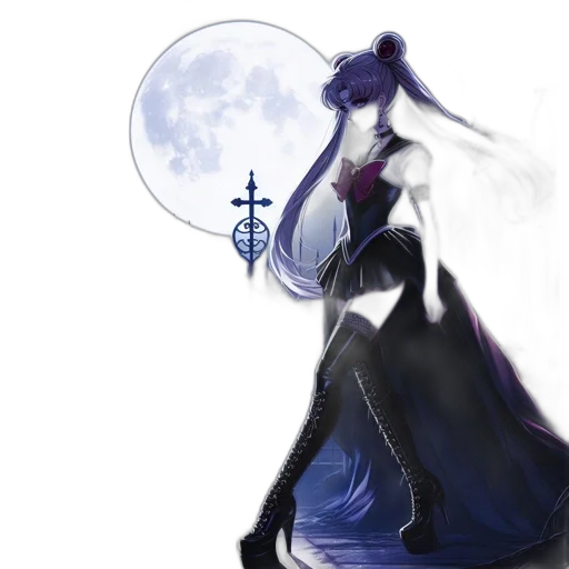 dress, crown, staff, sword transparent PNG cut-out