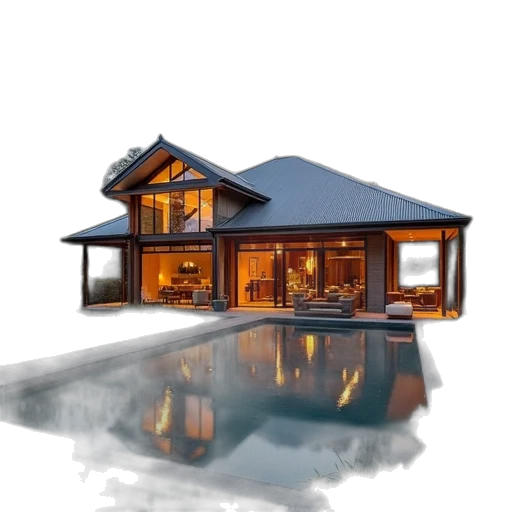 building, furniture, photorealistic, 3d render transparent PNG cut-out