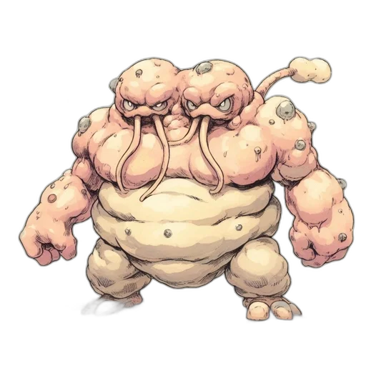 creature, animal, face, staff transparent PNG cut-out