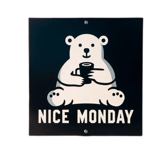 3d render, monochrome, signboard, smiling transparent PNG cut-out