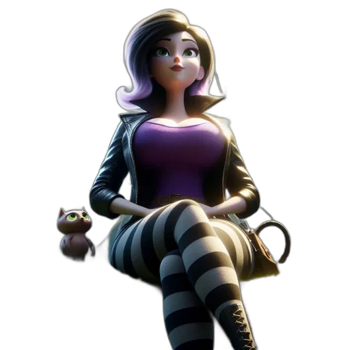 dress, staff, robot, concept art transparent PNG cut-out