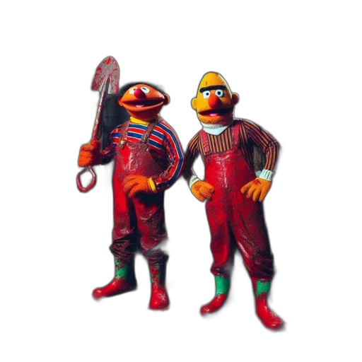 mask, staff, robot, 3d render transparent PNG cut-out