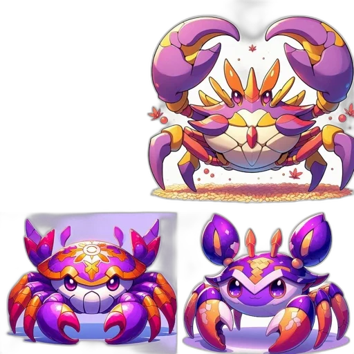 creature, crown, concept art, 3d render transparent PNG cut-out
