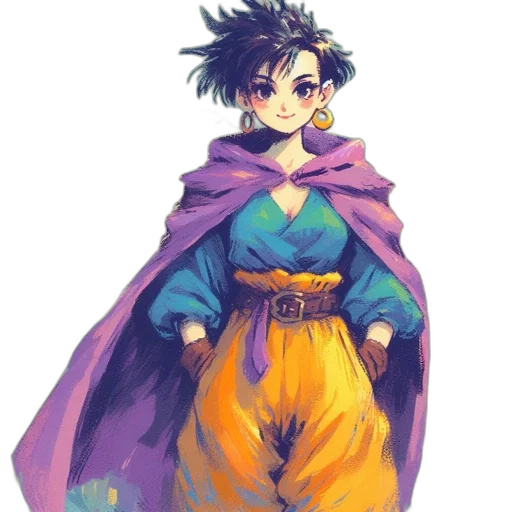 dress, staff, jacket, concept art transparent PNG cut-out