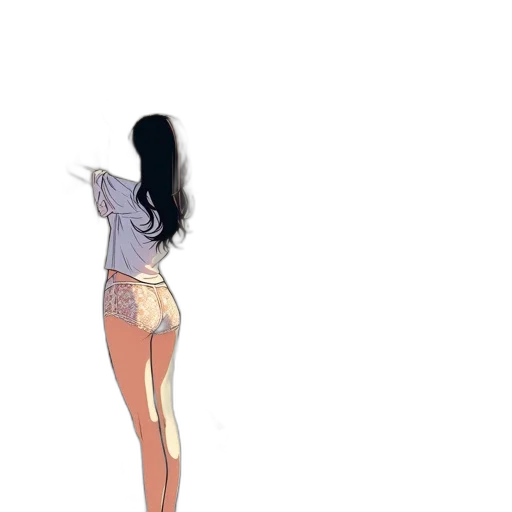 dress, staff, weapon, creature transparent PNG cut-out