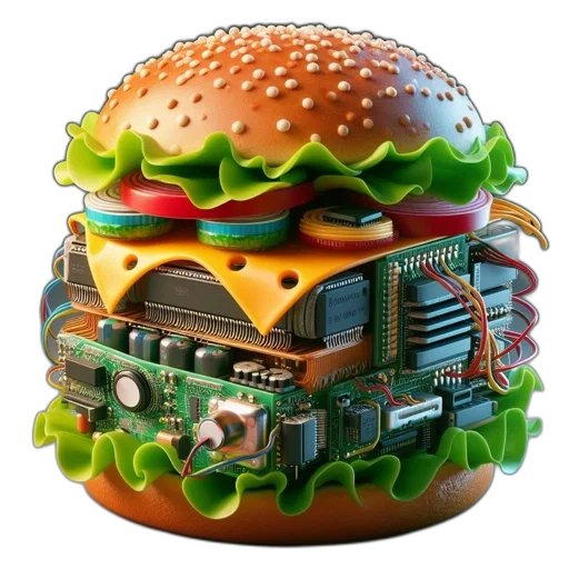 food, robot, car, animal transparent PNG cut-out